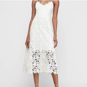 Express Ivory Sleeveless Blouse